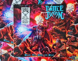 "Blood, Fire, Magic and Steel" Blue Vinyl