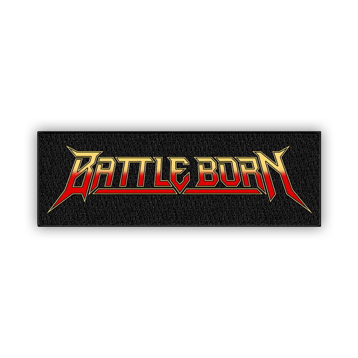 "Battle Born" Patch (Yellow and Red)
